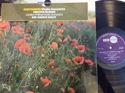 Decca ECM813 Mischa Elman/Solti BEETHOVEN Concerto - NM