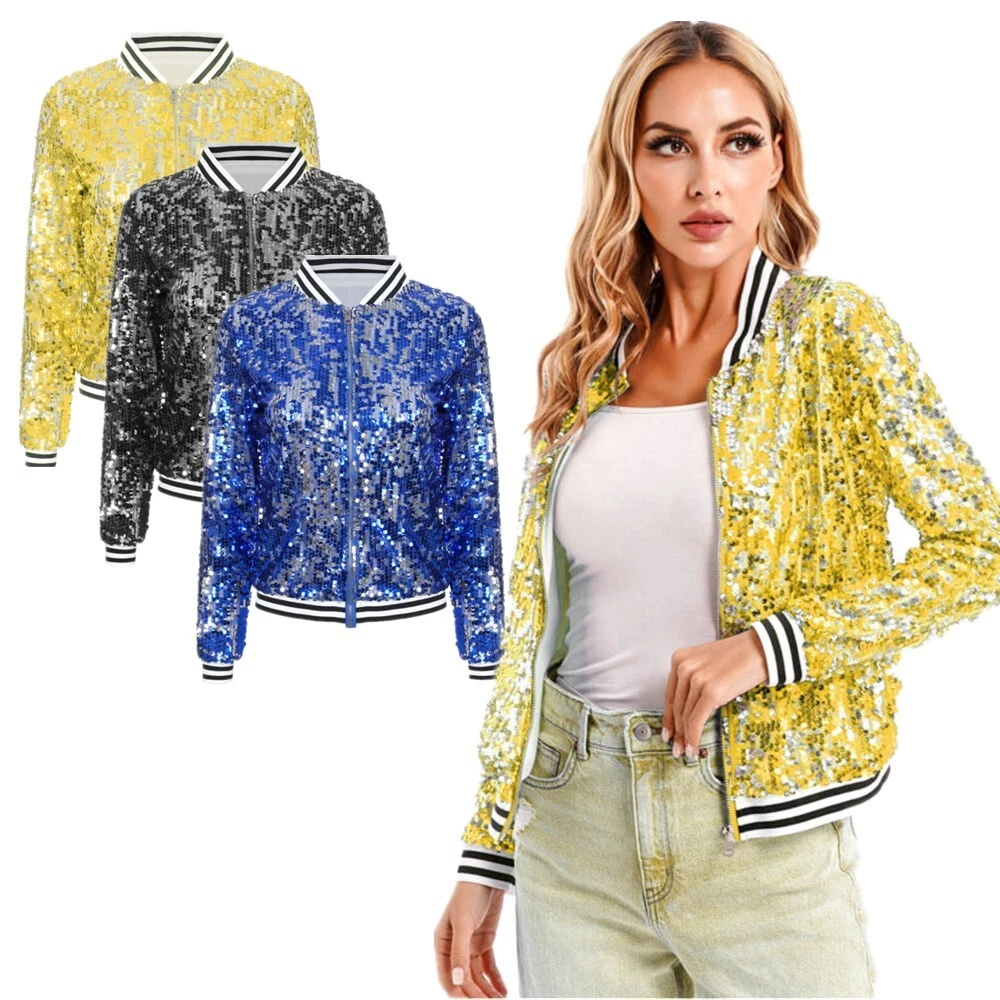 Striped store sequin jacket