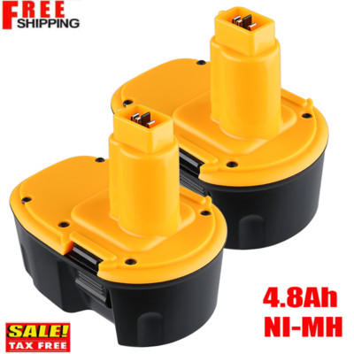 2PACK 14.4VOLT For DEWALT DC9091 XRP 4.8AH BATTERY Ni-MH DW9091 DW9094 DE9038 US