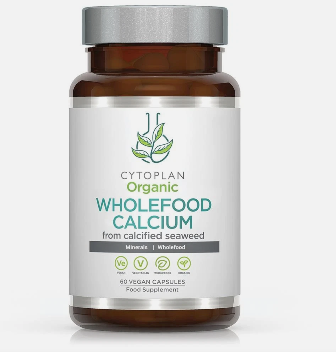 Cytoplan | Organic Calcium: Wholefood 200mg elemental | 1 x 120 capsule FREE P+P