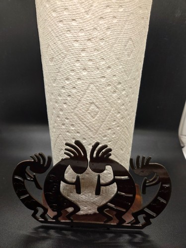 Kokopelli Paper Towel Holder Southwest Kitchen Decor Metal