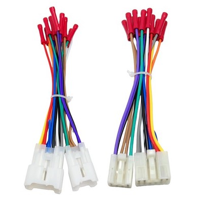 Female+Male Radio Wiring Harness Kit Compatible with Toyota 1992-2019(Non JBL...