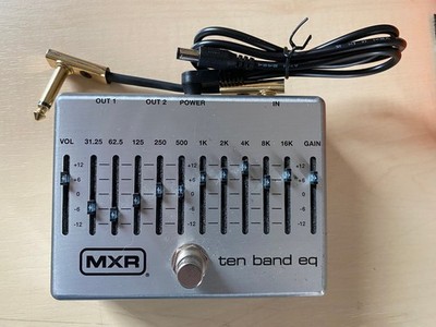 MXR M108S Ten Band EQ Pedal, Silber