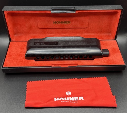 Hohner CX-12 Chromatic Harmonica, Key of B-Flat, Model #7545/48 with Case