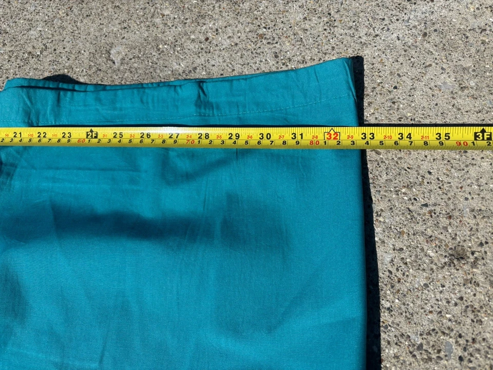 Essentials by Encompass Reversible Scrub Pants Unisex 6X Teal Green - Image 2 of 4