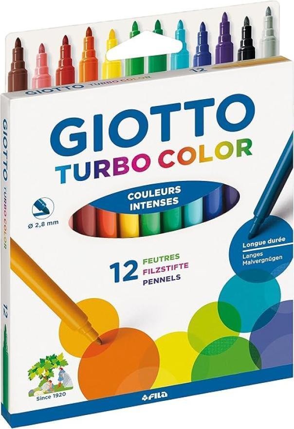 Giotto – Pennarelli Giotto Turbocolor 12 Pezzi