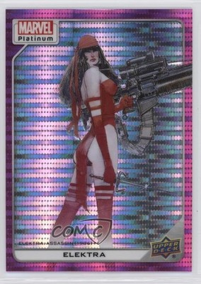 2023 Upper Deck Marvel Platinum High Series Pink Pulsar 32/33 Elektra #103 12np