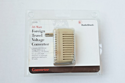 Vintage RadioShack 50W Foreign Travel Voltage Converter 220/240VAC to US 110/120