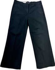 Talbots Womens Business Chelsea Straight-Leg Pants Flat Front Size 2 Black