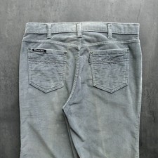 Rare VTG 1982 Levi  s Movin On Gray Corduroy Bell Bottom Pants 34x30 USA