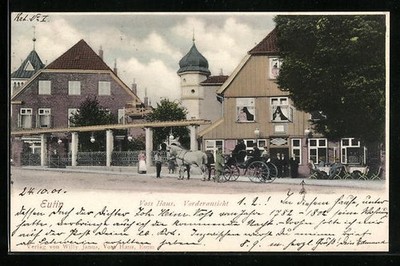 Ansichtskarte Eutin, Voss Haus, Vorderansicht 1901 