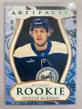 2023-24 Artifacts Emerald #178 Hunter McKown RC 43/99
