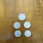 Lot of 5 US 10C Roosevelt Dimes Uncertified Coins