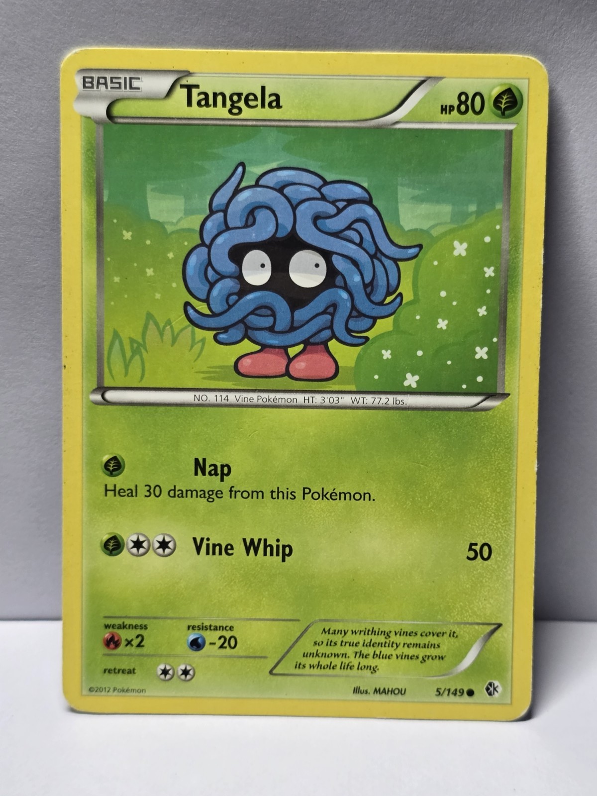 Tangela 5/149 Common Boundaries Crossed Pokemon Lightly Played