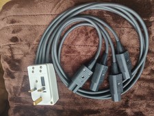 Hifi IEC 4 Way Mains Connector. Suits Naim, Teddy Pardo, Etc..