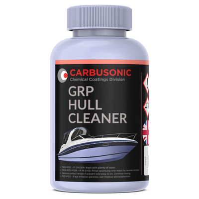 Carbusonic Marine Hull Cleaner   Removes Rust, Algae & Waterline Stains for GRP