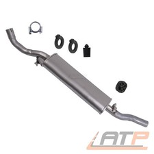 ENDSCHALLDÄMPFER AUSPUFF SCHALLDÄMPFER FÜR VW GOLF 2 19E 1.0 1.3 1.6