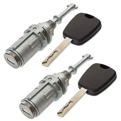 Barillet Serrure de Porte Avant Gauche Pour Citroën C2 C3 I 9170T9 - Photo 1/2