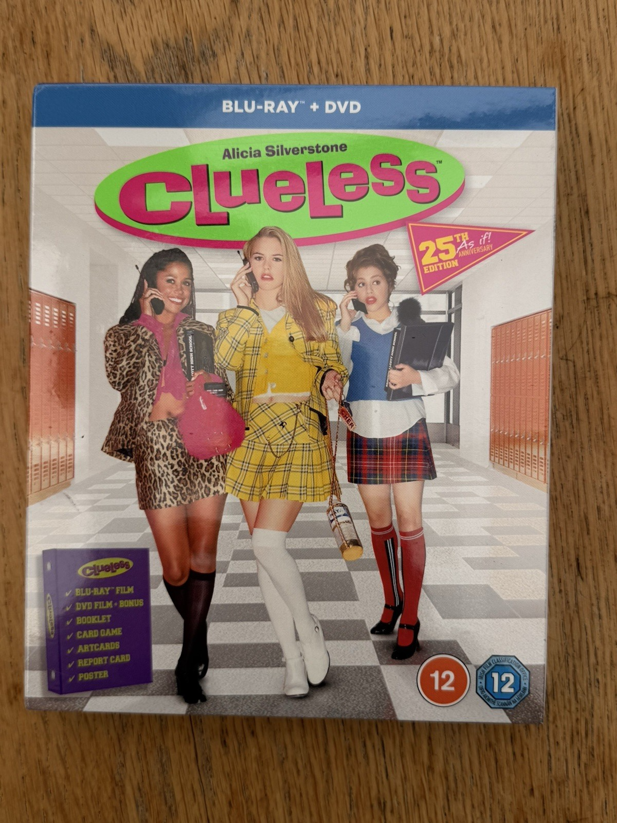 Clueless Blu-Ray & DVD As If Edition Includes Booklet Card Game Report Card New