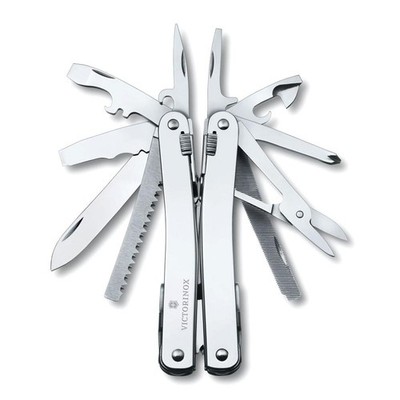 Victorinox Swisstool Spirit II inkl. Lederetui silber