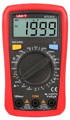 UNI-T, UT131C, Digitales Multimeter, Palm size, mit Temperaturmessung - Bild 1 von 2