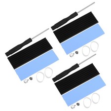3 Set Ssd Heating Dissipation Pad Back Heatsink for Sinks Electronics