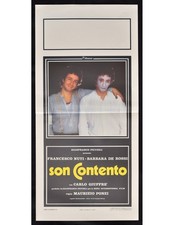 locandina SON CONTENTO francesco nuti barbara de rossi B347