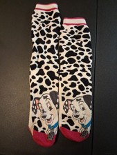 Grip Socks 101 Dalmatians Disney Socks Non Slip Men's, Women's Kids See Desc