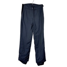 Obermeyer Black Ski Snow Pants Women 8 Nylon insulated stretch waist