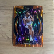 2024-25 Panini Select Orange Tectonic Prizm #50 Cameron Thomas