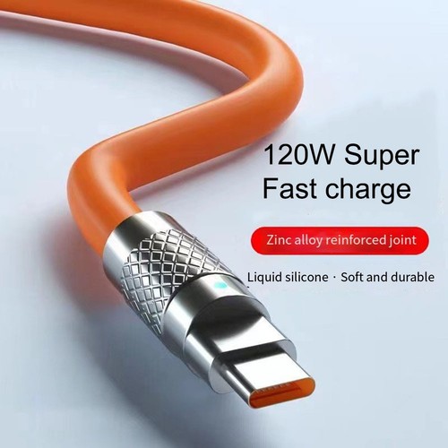 Câble USB 120 W câble de charge haute vitesse câble de charge besoins flexibl - Photo 8 sur 25