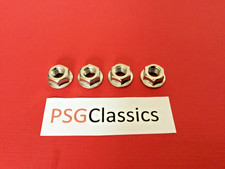 x4 Kawasaki Z500 2024 Onwards Exhaust Header Manifold Stainless Steel Nuts