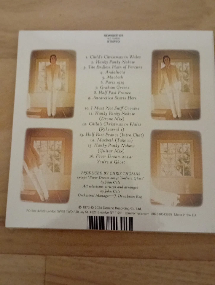 John Cale Paris 1919 (CD, 2024, Bonus Tracks) Deluxe Reissue [NEW] - Image 3 of 3