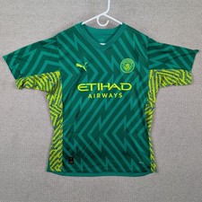 Camiseta de fútbol Manchester City 2023/2024 XL portero local Puma verde
