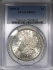 1899-O Morgan Dollar PCGS MS63+ PLUS Uncirculated Coin $1