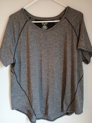 Women's Tek Gear Workout Gear Size 1X Gray