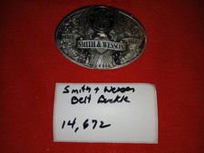 vintage smith and wesson belt buckle