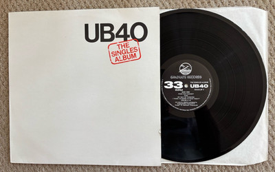 UB40 - VINYL LP - THE SINGLES ALBUM - 1980 - BRITISH IMPORT - SHIPS FREE TO USA
