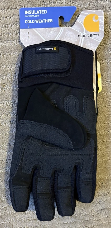 Guantes Carhartt Hombre S INVIERNO BALÍSTICO Negros: Aislados Protectores Impermeables Foto 4 de 4