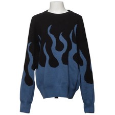 Lindex Kids, Strickpullover, Gr&ouml;&szlig;e: 146/152, Blau/Schwarz, Acryl/Baumwolle #YeL