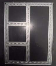 1 Rectangle/3 Square Metal Die Cut, Unbranded, EUC