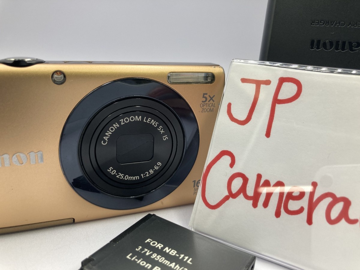 READ Excellent Canon PowerShot A3400 IS 16.0MP Digital Camera gold