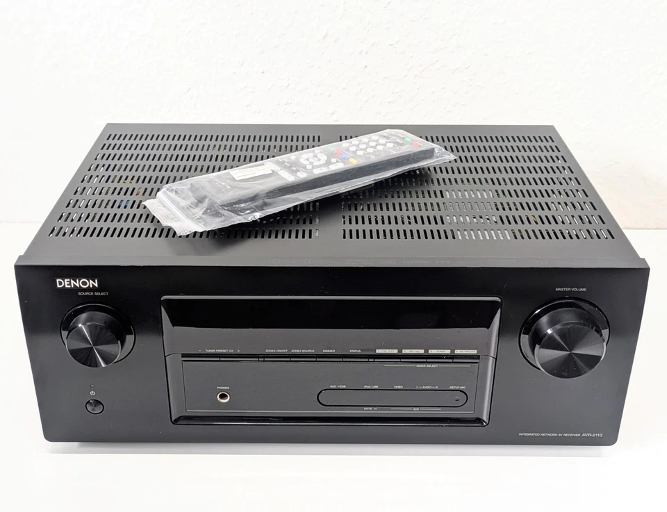 DENON AVR-2113 7.1 AV Netzwerk Receiver 4K 6xHDMI Digital Optische Eingänge - Bild 4 von 4