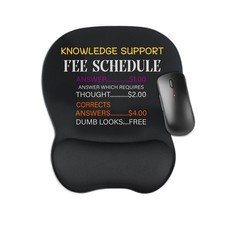 Ergonomic Mouse Pad with Wrist Rest Funny Gift Exchange, Non-Slip Rubber Base...