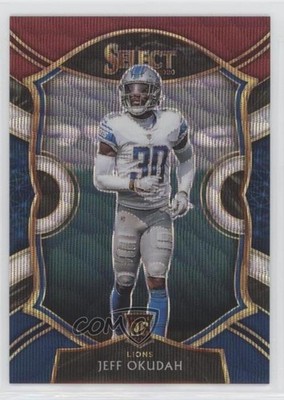 2020 Panini Select Concourse Tri-Color Prizm /199 Jeff Okudah #86 Rookie RC 0c6