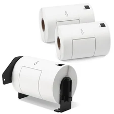 Compatible with Brother DK-1241 Die-Cut Large Shipping Label, 4" x 6" (102 mm...