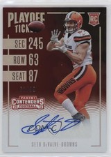 2016 Panini Contenders Playoff Ticket 61/99 Seth DeValve #233 Auto z3s