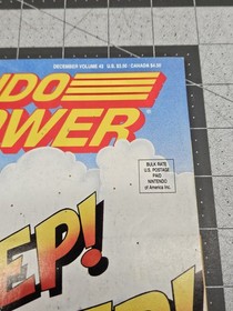 Nintendo Power Magazine Vol 43 December 1992 NES Batman Road Runner Zelda Mario