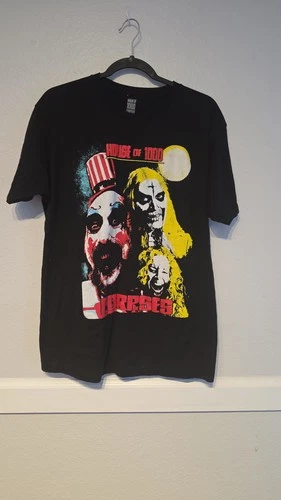 House of 1000 Corpses Shirt Mens Large Black Rob Zom Vintage vintage concert t-shirt, vintage, size L, single stitch, B+ condition