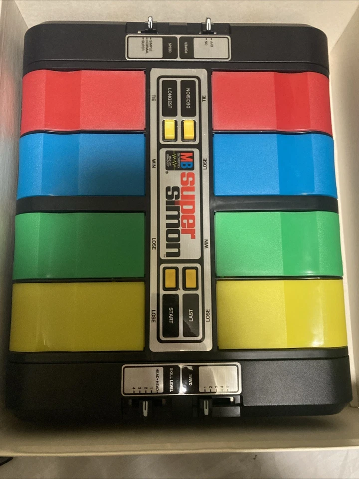 Milton Bradley Super Simon 1979 Juego de Memoria Electrónica Probado Foto 4 de 4